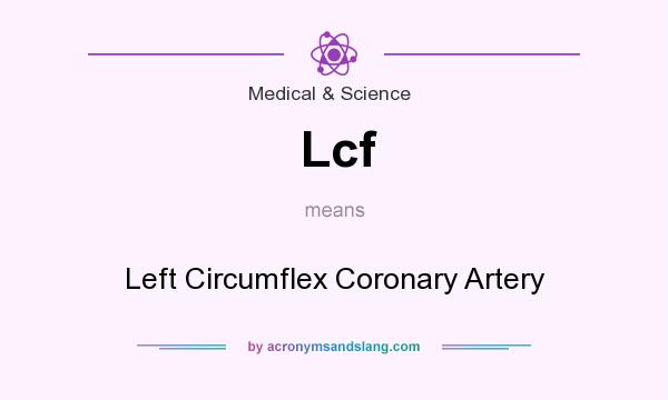 What does Lcf mean? It stands for Left Circumflex Coronary Artery