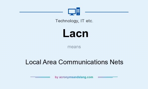 What does Lacn mean? It stands for Local Area Communications Nets