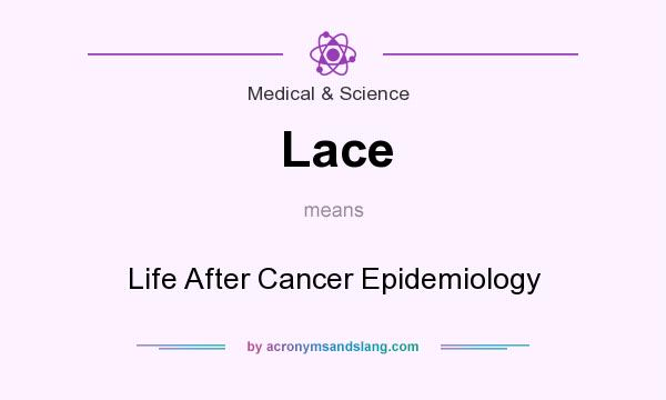What does Lace mean? It stands for Life After Cancer Epidemiology