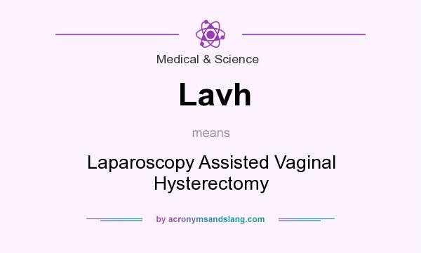 What does Lavh mean? It stands for Laparoscopy Assisted Vaginal Hysterectomy