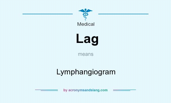 What does Lag mean? It stands for Lymphangiogram