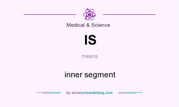 What does IS mean? It stands for inner segment