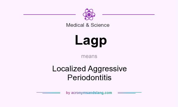 What does Lagp mean? It stands for Localized Aggressive Periodontitis