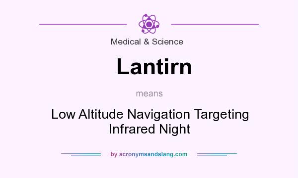 What does Lantirn mean? It stands for Low Altitude Navigation Targeting Infrared Night