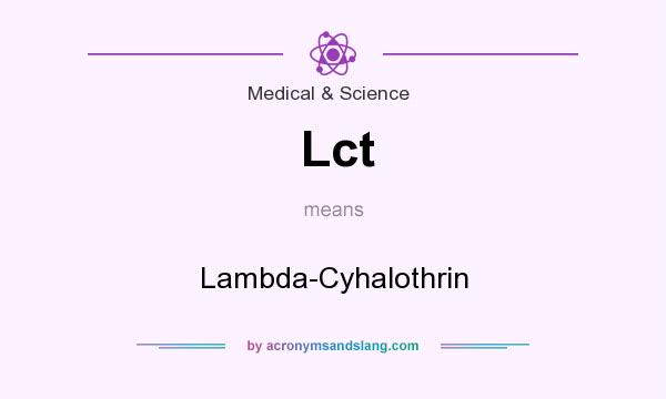 What does Lct mean? It stands for Lambda-Cyhalothrin