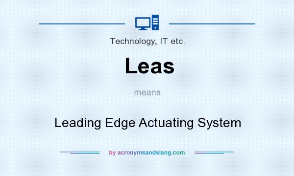 What does Leas mean? It stands for Leading Edge Actuating System