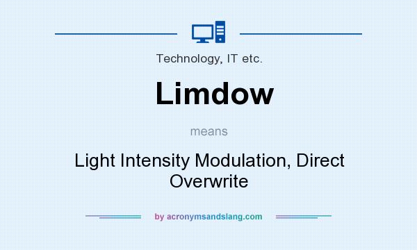 What does Limdow mean? It stands for Light Intensity Modulation, Direct Overwrite