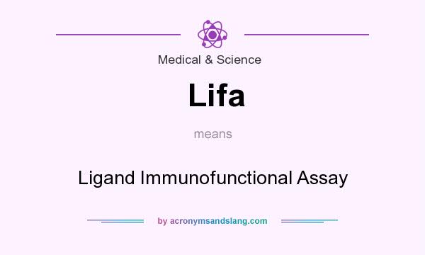 What does Lifa mean? It stands for Ligand Immunofunctional Assay