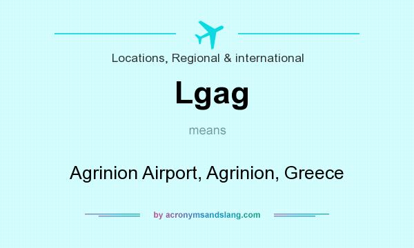 What does Lgag mean? It stands for Agrinion Airport, Agrinion, Greece