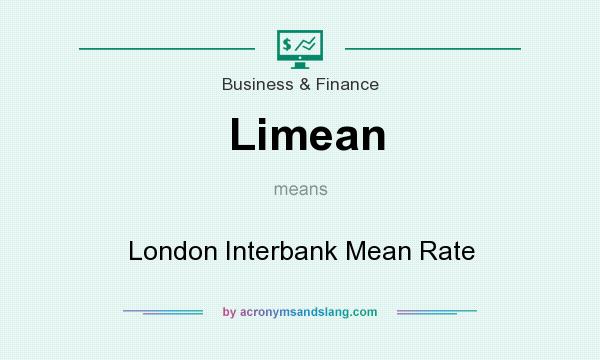 What does Limean mean? It stands for London Interbank Mean Rate