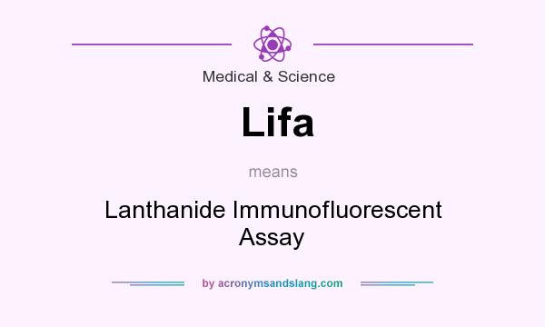 What does Lifa mean? It stands for Lanthanide Immunofluorescent Assay