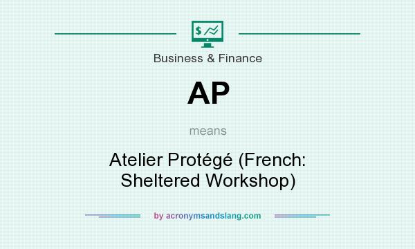 What does AP mean? It stands for Atelier Protégé (French: Sheltered Workshop)