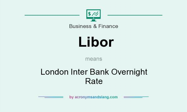 What does Libor mean? It stands for London Inter Bank Overnight Rate