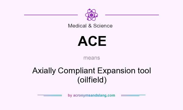 What does ACE mean? It stands for Axially Compliant Expansion tool (oilfield)
