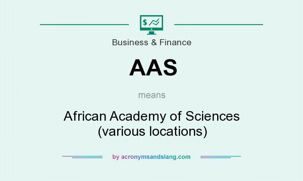 What does AAS mean? It stands for African Academy of Sciences (various locations)