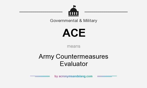 What does ACE mean? It stands for Army Countermeasures Evaluator