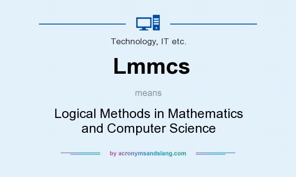 What does Lmmcs mean? It stands for Logical Methods in Mathematics and Computer Science