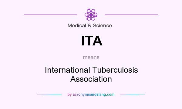 What does ITA mean? It stands for International Tuberculosis Association