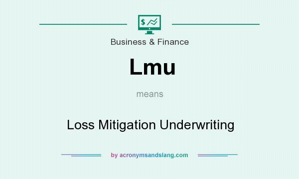 What does Lmu mean? It stands for Loss Mitigation Underwriting