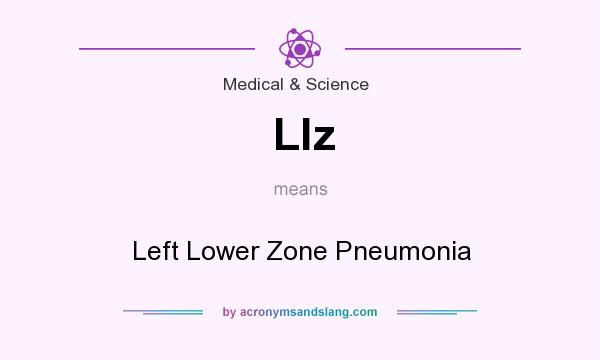 What does Llz mean? It stands for Left Lower Zone Pneumonia