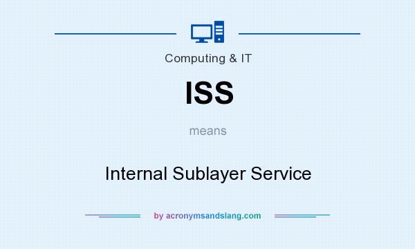 What does ISS mean? It stands for Internal Sublayer Service