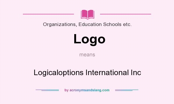 What does Logo mean? It stands for Logicaloptions International Inc