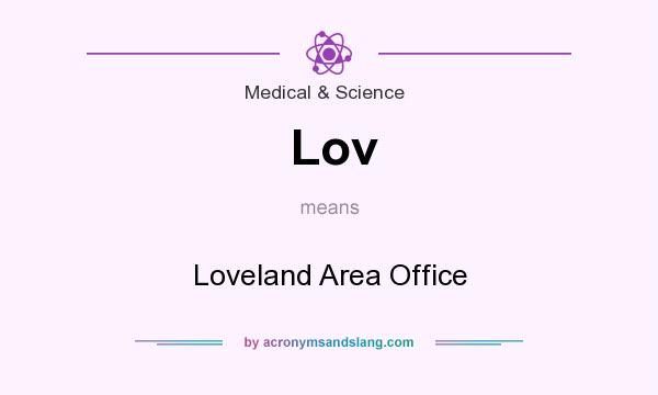 What does Lov mean? It stands for Loveland Area Office