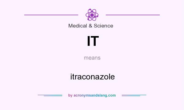 What does IT mean? It stands for itraconazole
