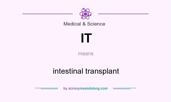 What does IT mean? It stands for intestinal transplant