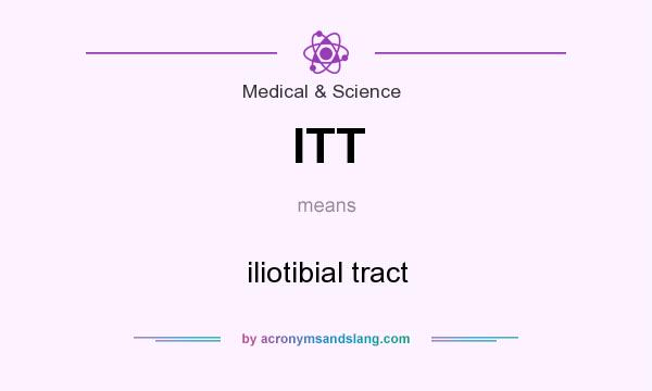 What does ITT mean? It stands for iliotibial tract