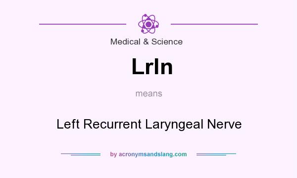 What does Lrln mean? It stands for Left Recurrent Laryngeal Nerve
