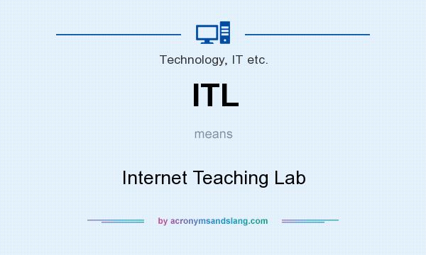 What does ITL mean? It stands for Internet Teaching Lab