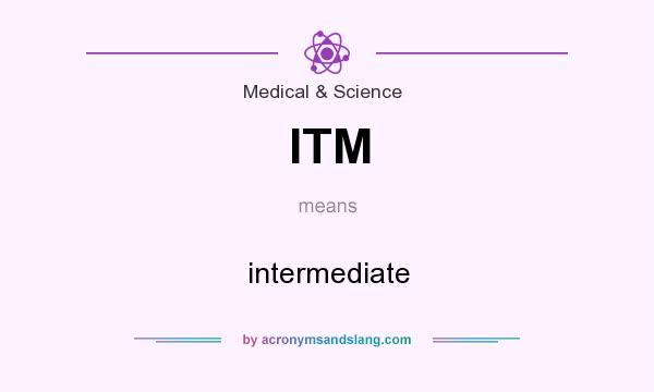 What does ITM mean? It stands for intermediate