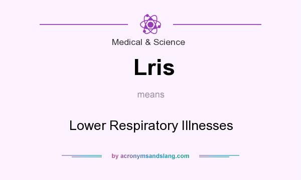 What does Lris mean? It stands for Lower Respiratory Illnesses