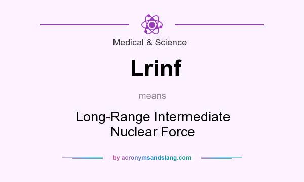 What does Lrinf mean? It stands for Long-Range Intermediate Nuclear Force