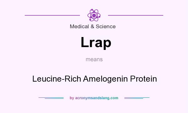 What does Lrap mean? It stands for Leucine-Rich Amelogenin Protein