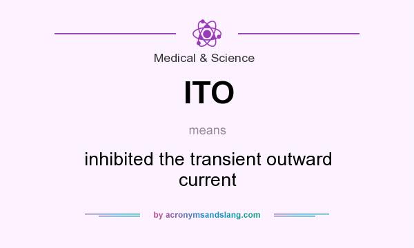 What does ITO mean? It stands for inhibited the transient outward current