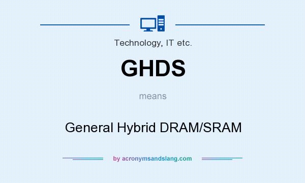 What does GHDS mean? It stands for General Hybrid DRAM/SRAM