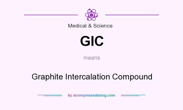 What does GIC mean? It stands for Graphite Intercalation Compound