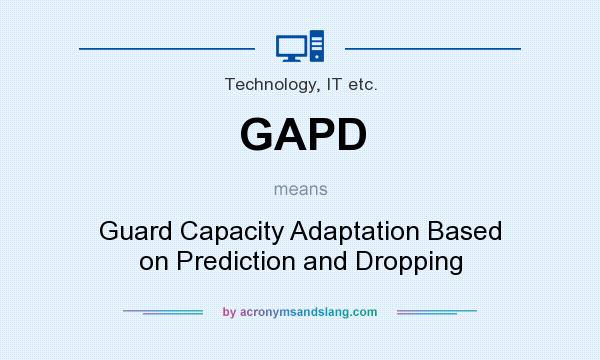 What does GAPD mean? It stands for Guard Capacity Adaptation Based on Prediction and Dropping