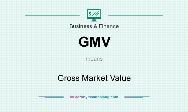 What does GMV mean? It stands for Gross Market Value
