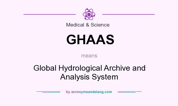 What does GHAAS mean? It stands for Global Hydrological Archive and Analysis System
