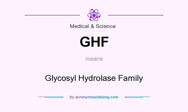 What does GHF mean? It stands for Glycosyl Hydrolase Family