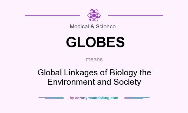 What does GLOBES mean? It stands for Global Linkages of Biology the Environment and Society