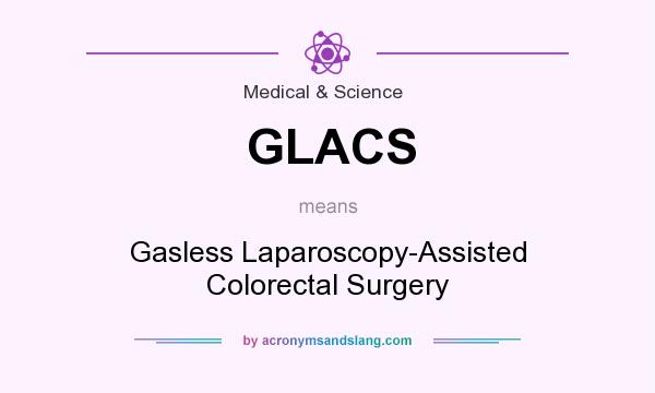 What does GLACS mean? It stands for Gasless Laparoscopy-Assisted Colorectal Surgery