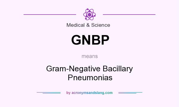 What does GNBP mean? It stands for Gram-Negative Bacillary Pneumonias