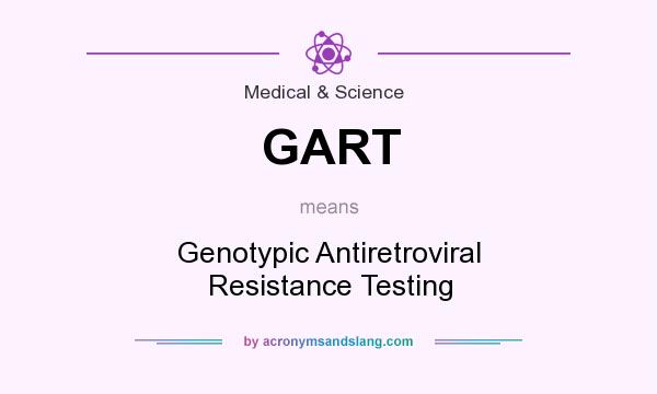 What does GART mean? It stands for Genotypic Antiretroviral Resistance Testing