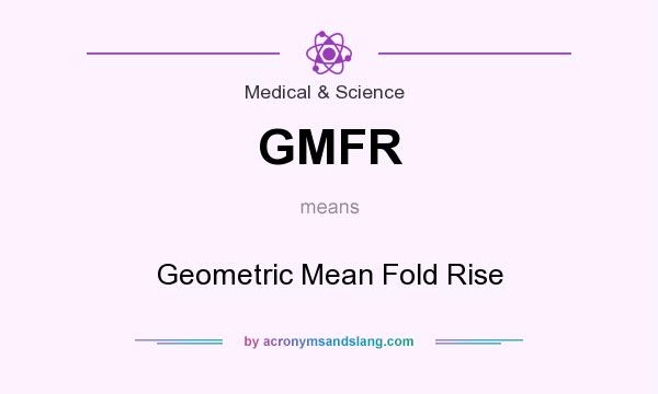 What does GMFR mean? It stands for Geometric Mean Fold Rise
