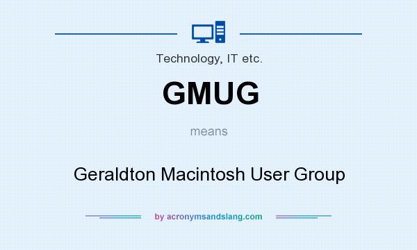 What does GMUG mean? It stands for Geraldton Macintosh User Group
