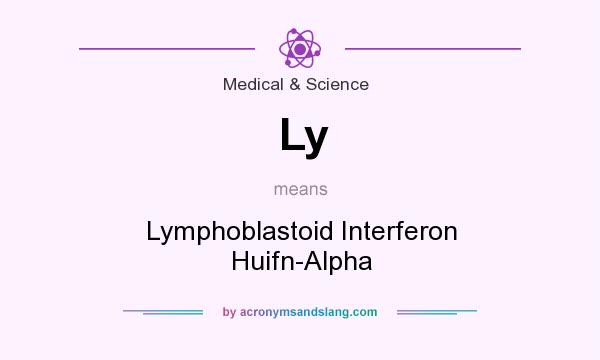 What does Ly mean? It stands for Lymphoblastoid Interferon Huifn-Alpha